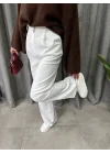 ORJİNAL MARKA BEYAZ PALAZZO PANTALON