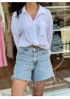YUKSEK BEL KOT ŞORT