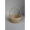 Kulplu Hasır Sepet – El Yapımı Çok Amaçlı Hediye ve Dekoratif Sunum Sepeti