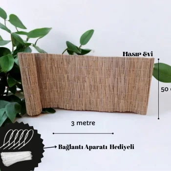 50 cm x 3 Metre Hasır Balkon Çiti