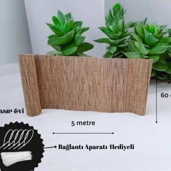 60 cm x 5 Metre Hasır Balkon Çiti