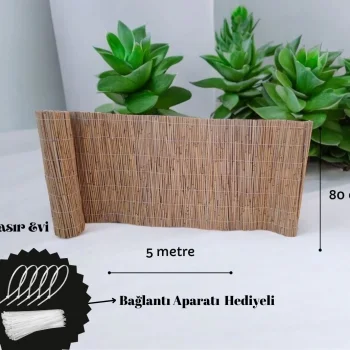 80 cm x 5 Metre Hasır Balkon Çiti