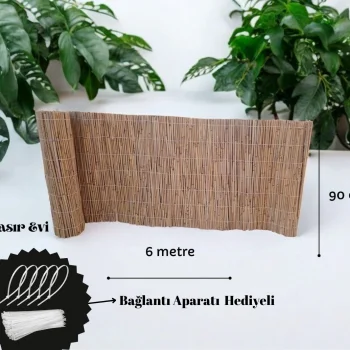 90 cm x 6 Metre Hasır Balkon Çiti