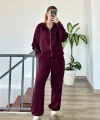 Oys Modal Bordo Eşofman Takım