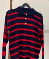 Kırmızı Lacivert Triko