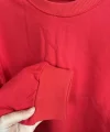Kırmızı Vatkalı Sweat