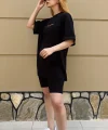 LB Siyah Oversize Tshirt