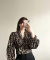 Nora Leopar Desenli Bluz