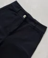 Premium Ham Keten Siyah Pantolon