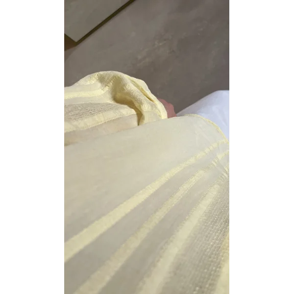 MSD Jakarlı Soft Sarı Gömlek