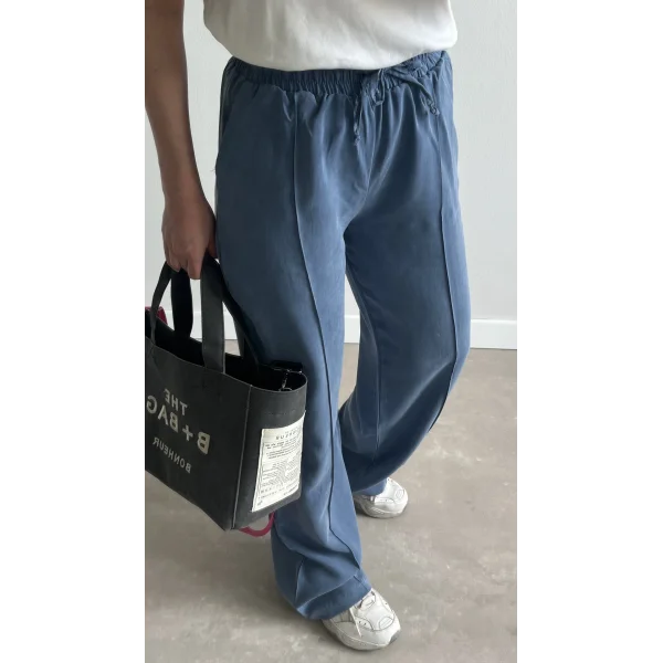 MSD Çimalı Mavi Tensel Pantolon