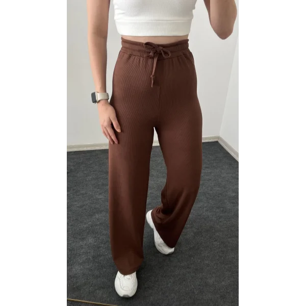 Acı Kahve Fitilli Eşofman