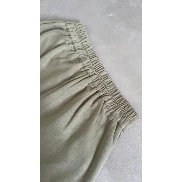 Oys Arka Beli lastikli Modal Yeşil Eşofman