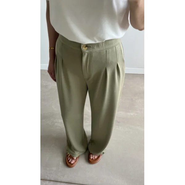 Oys Arka Beli lastikli Modal Yeşil Eşofman