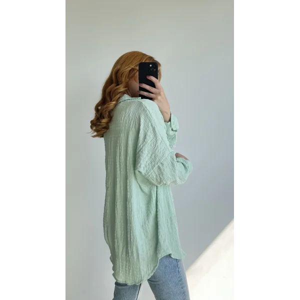 Bürümcük Su yeşili Gömlek
