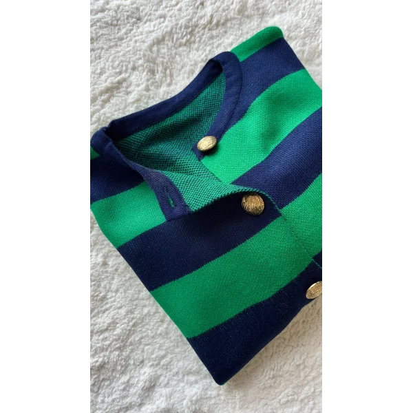 Gold Düğmeli Hırka