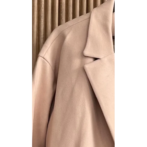 İçi astarlı Kaşe Camel Kaban