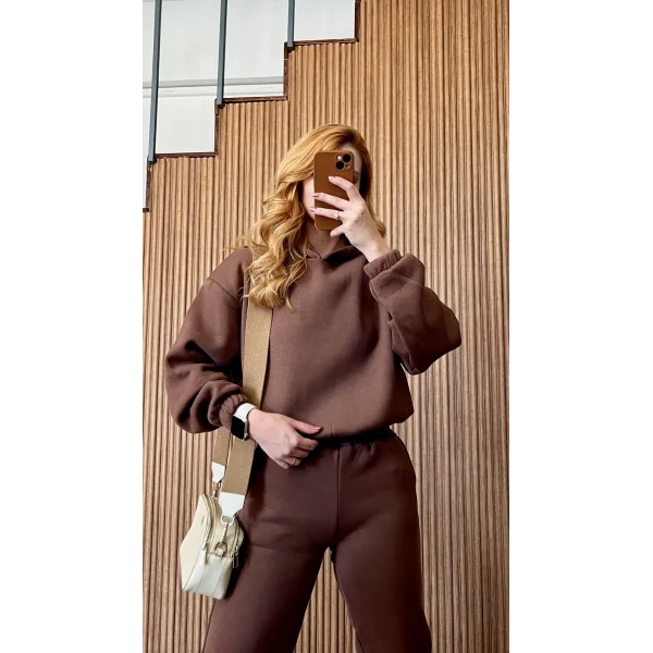 Lui Kahve Eşofman Takımı