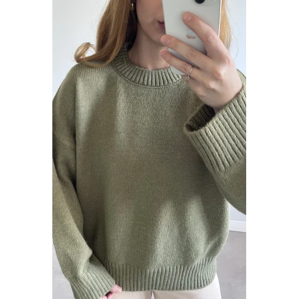 MD Pinterest Yeşil Kazak