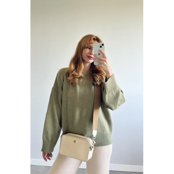 MD Pinterest Yeşil Kazak