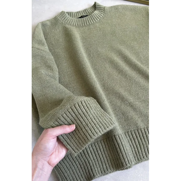 MD Pinterest Yeşil Kazak