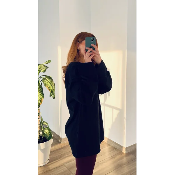 M.Dtti Oversize Siyah Tshirt