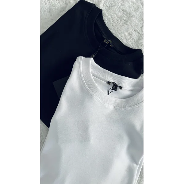 M.Dtti Oversize Siyah Tshirt