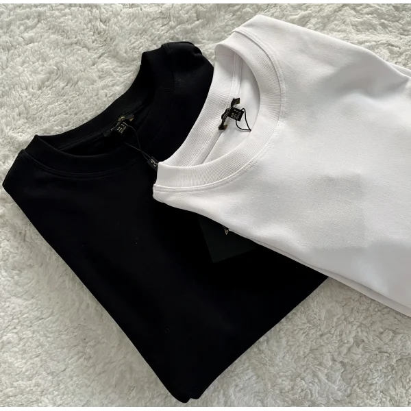 MD.Uzun Kollu Premium Siyah Basic Tshirt ( %100 Pamuk )