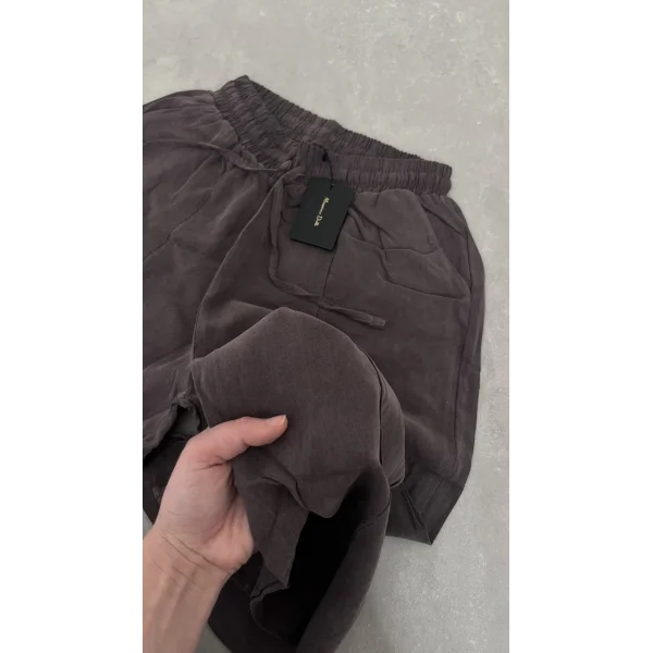 MSD Çimalı Açık Kahve Tensel Pantolon