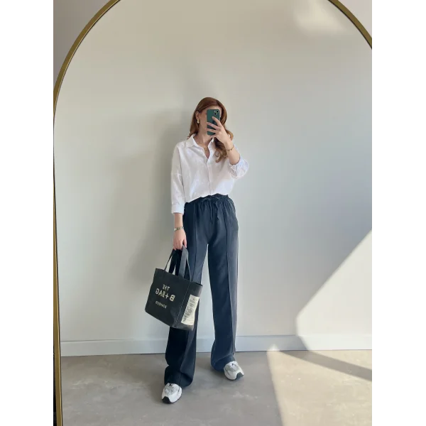 MSD Çimalı Tensel Antrasit Pantolon