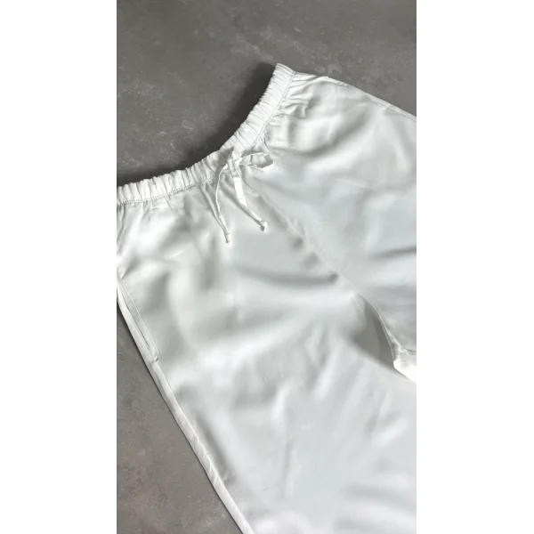 MSD İnce Bel Tensel Beyaz Pantolon