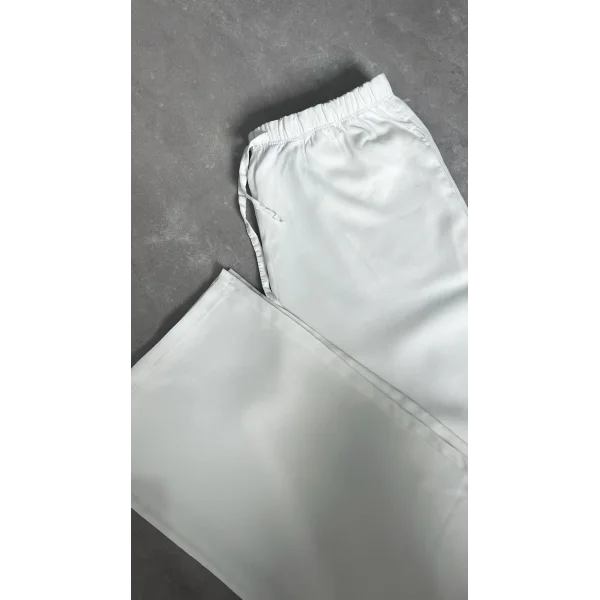 MSD İnce Bel Tensel Beyaz Pantolon