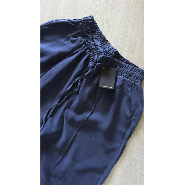 MSD Çimalı İndigo Tensel Pantolon