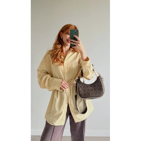 MSD Premium Kavun içi Ham keten Gömlek