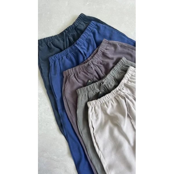 MSD İnce Bel Tensel Soğuk Haki Pantolon