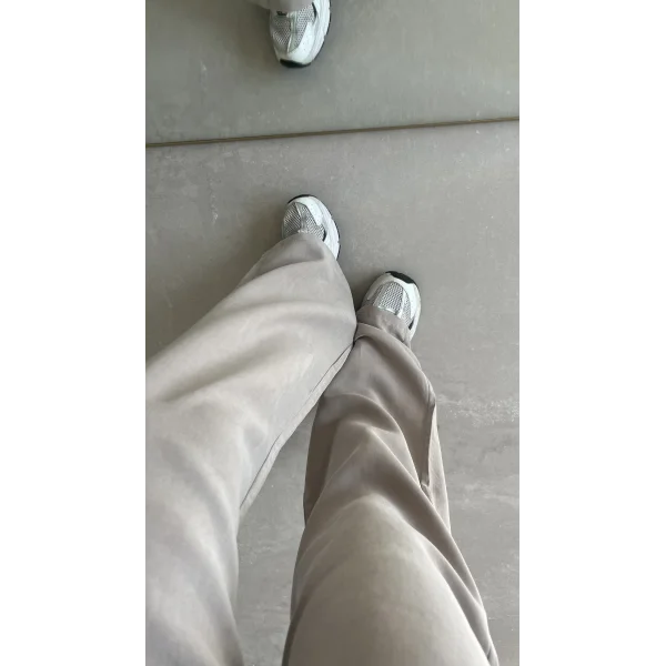 MSD İnce Bel Tensel Açık Vizon Pantolon