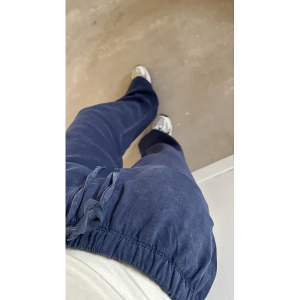 MSD İnce Bel Tensel İndigo Pantolon