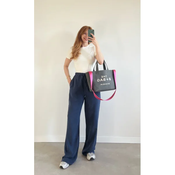 MSD İnce Bel Tensel İndigo Pantolon