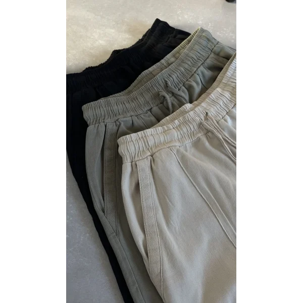 Natural Haki Keten Pantolon