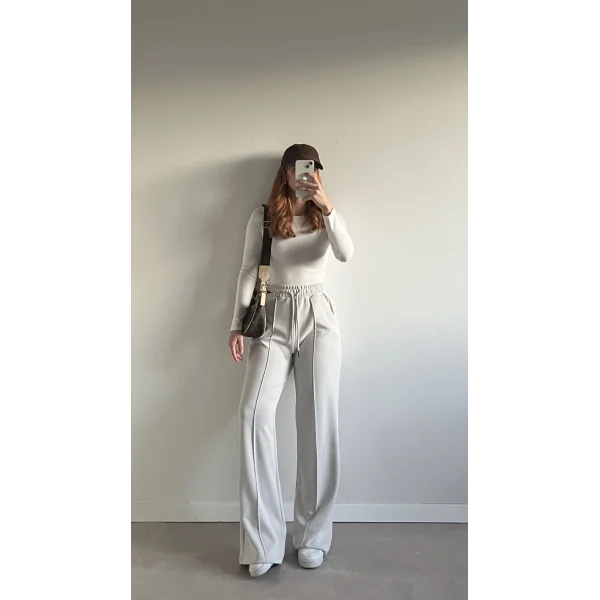 OYS Açık Gri Modal Pantolon