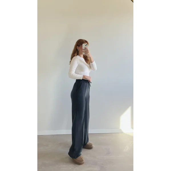 OYS Koyu Antrasit Modal Pantolon