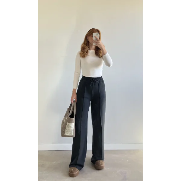 OYS Koyu Antrasit Modal Pantolon