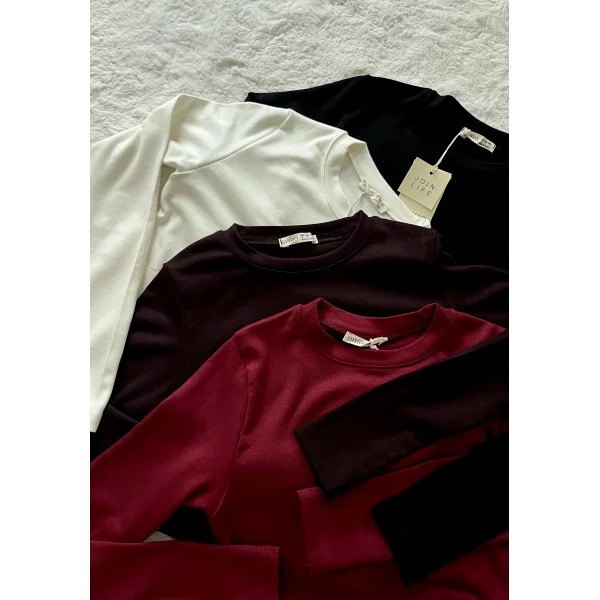 Oys Likralı Bordo Body