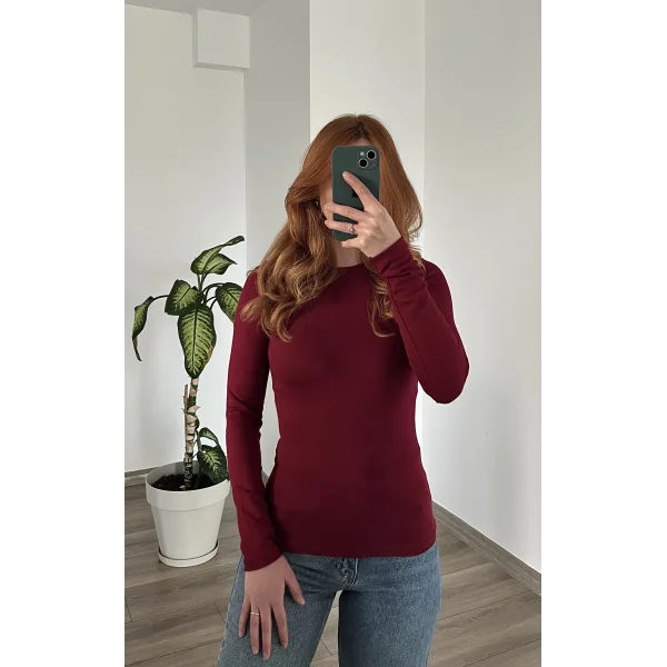 Oys Likralı Bordo Body