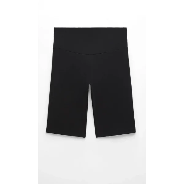 Oys Siyah Biker Tayt