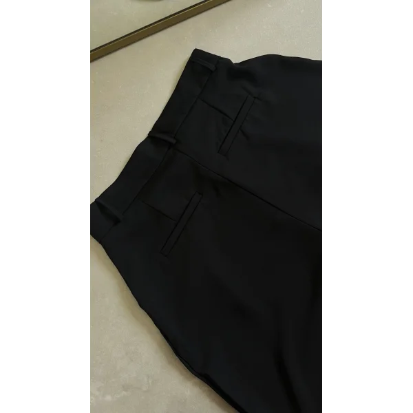 RYNA Siyah Kumaş Pantolon (ÖN SİPARİŞ)