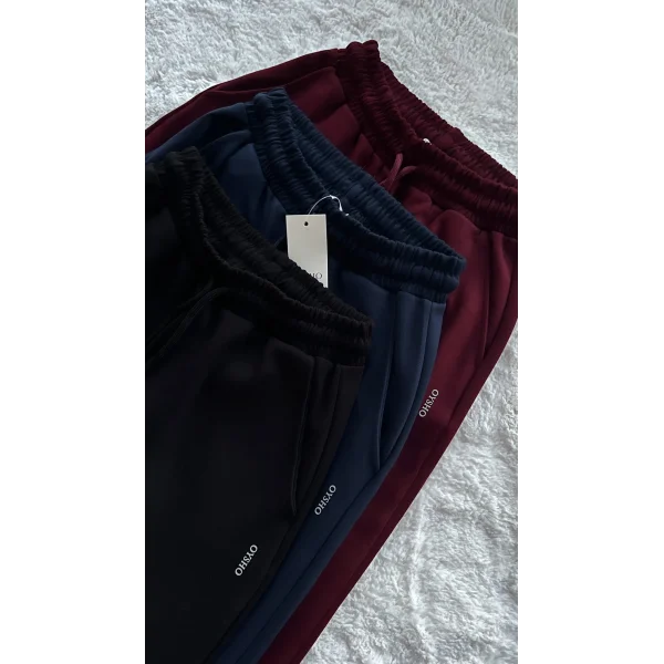 Sho Modal Wide Leg Bordo Eşofman