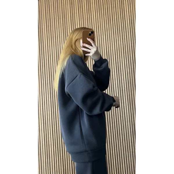 Venty Şardonlu Antrasit Eşofman Takımı