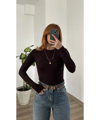 Oys Likralı Acı kahve Body