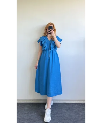 Astarlı Aerobin Mavi Elbise